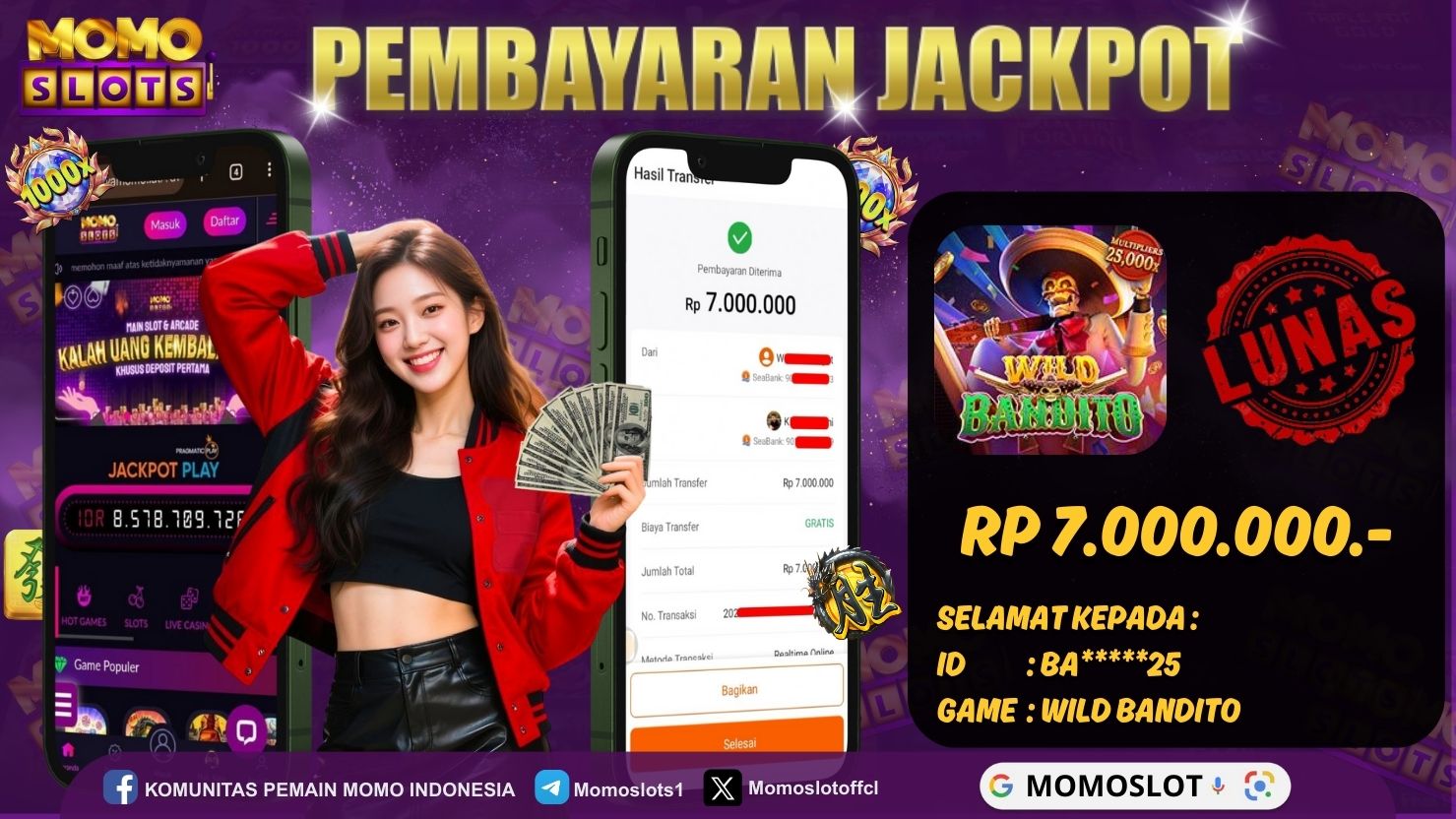 MOMOSLOTS JACKPOT SLOT WILD BANDITO